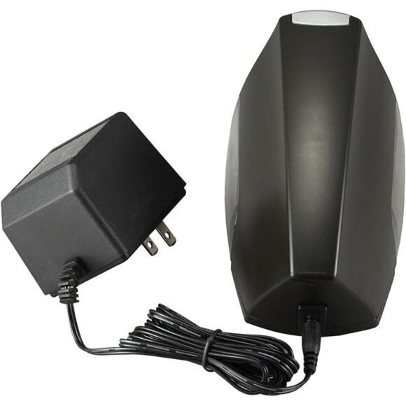 Compact Desktop Electric Pencil Sharpener Black Plastic Cutter Charger Switch - Picture 2 of 5